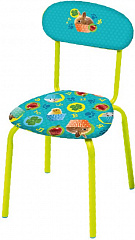 СТУ6 Детский стул (4шт.) (пушистая азбука 
(моющ.ткань)) - Цвет изумрудный - Картинка #1